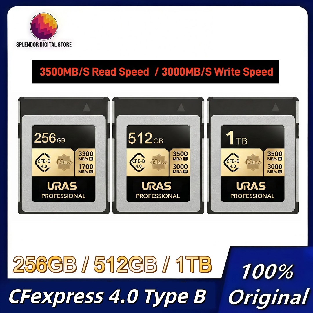 Memory Card Ssd - Tarjeta de Memoria URAS CFexpress 4.0