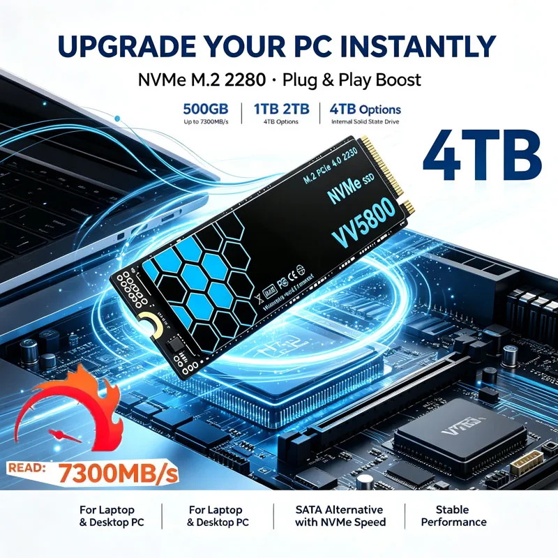 Disco Duro SSD NVMe M.2 VV5800 - Ssd 500Gb reseña y precio