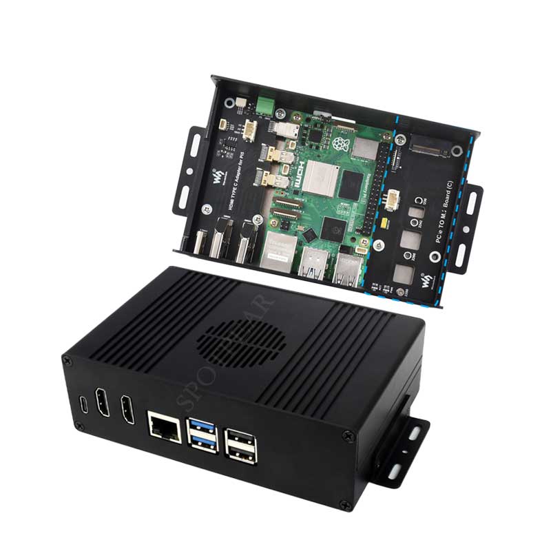 Raspberry Pi 5 Box Case Kit-C  - M.2 Ssd reseña y precio