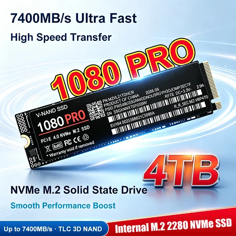 SSD interno M.2 NVMe de 7400 M - Ssd 500Gb reseña y precio